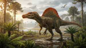 O Espinossauro foi o maior dinossauro terópode que já habitou a Terra.