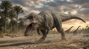 O Giganotossauro era um dinossauro terópode sul-americano.