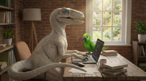 Didico e Loureto debatendo assuntos para o blog Currupaco com rugido