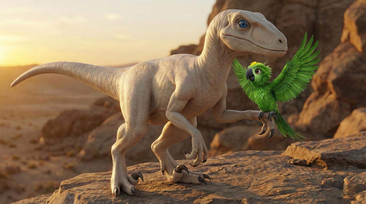 Didico e loureto no habitat natural