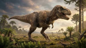 Tiranossauro rex no período Cretáceo