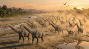 Argentinossauros eram dinossauros saurópodes.