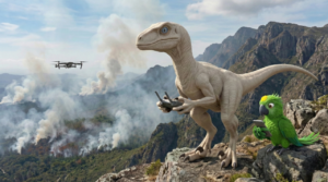 Didico e Loureto monitorando a natureza