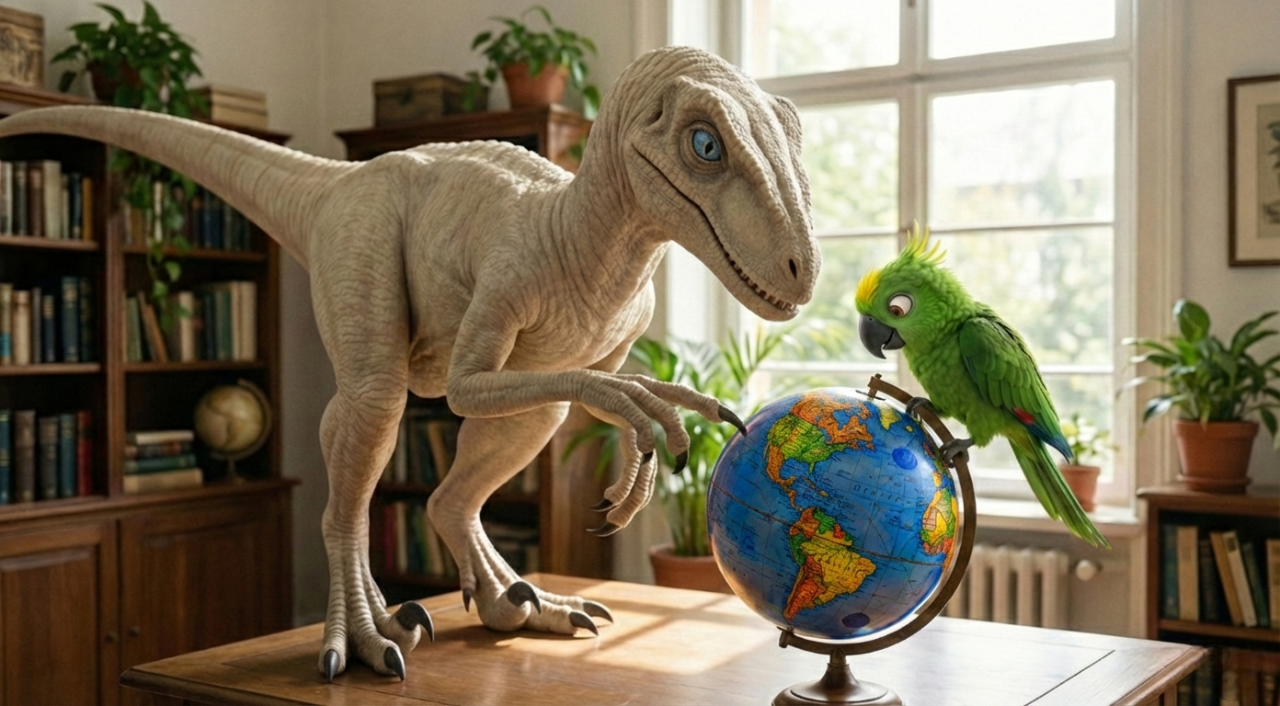 Didico e Loureto analisando quantos continentes existem no mapa da Terra.