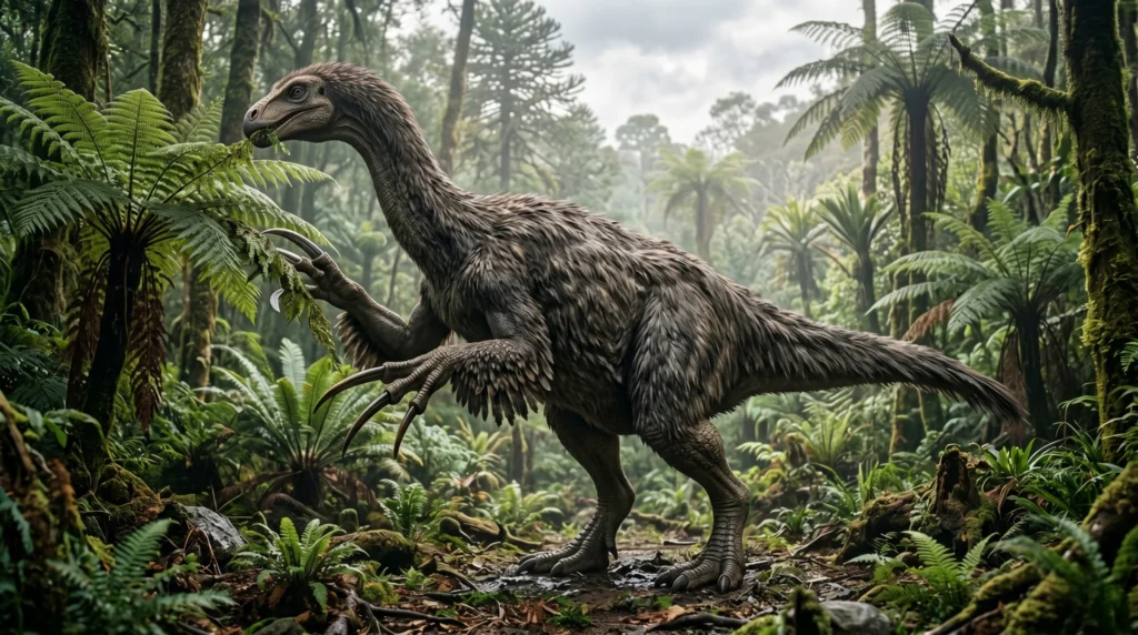 O Therizinossauro foi um grande dinossauro bizarro.